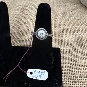 Silpada Designs Elegant Silver Ring with cubic zirconia